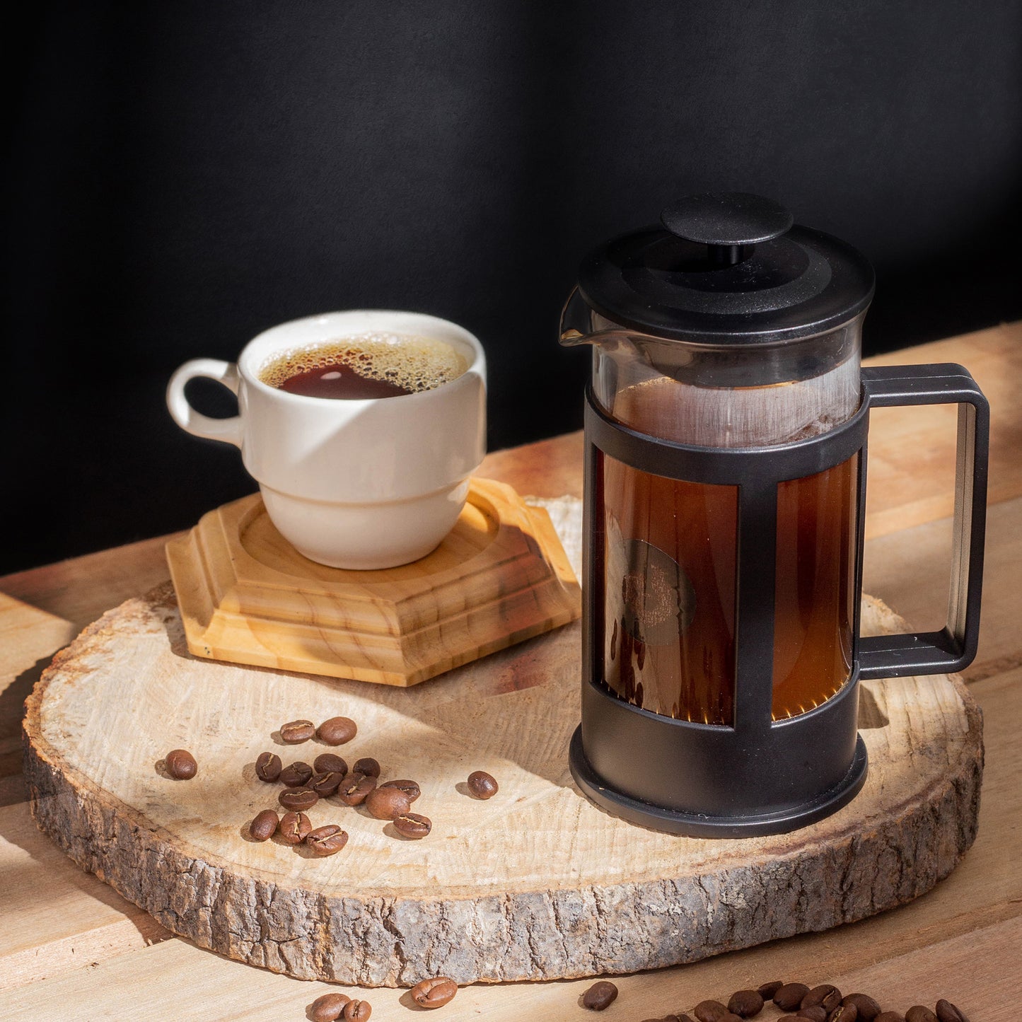 KIT: Prensa Francesa y café Koffio
